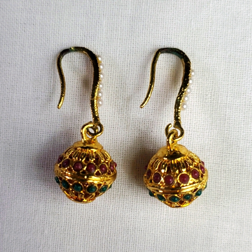 Costume jewelry Indian earrings